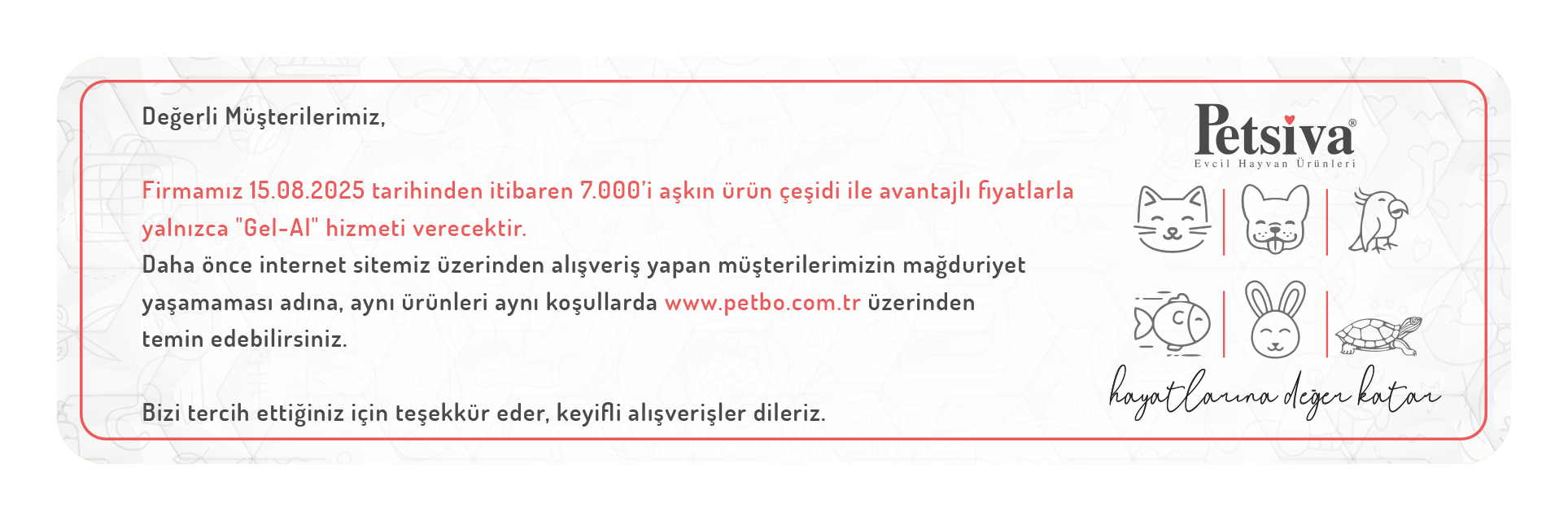 Bilgilendirme - Web