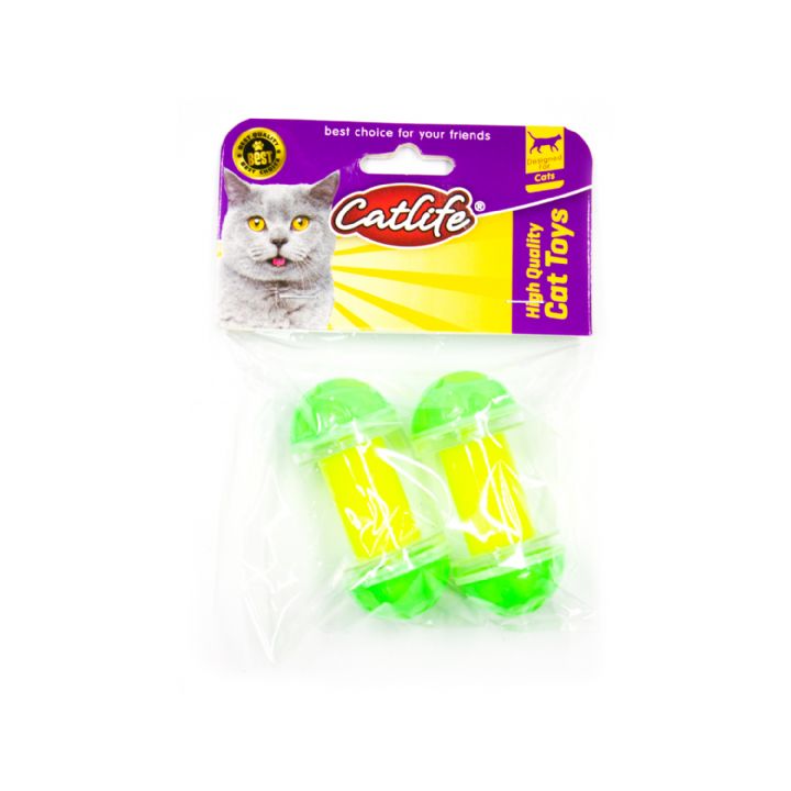 brsp 202359-CATLİFE  2'li paket Zilli kedi oyuncağı -1