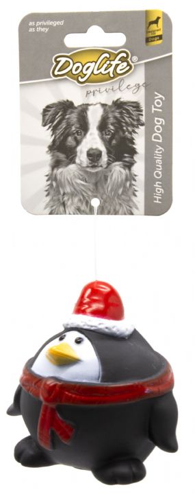 brsp 203414-DOGLİFE Köpekler için plastik penguen oyuncak  -1