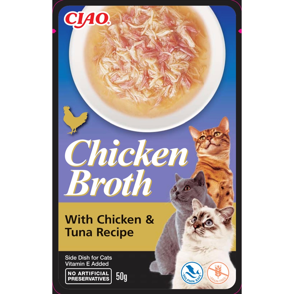 Chicken Broth Tavuk Sulu ve Ton Balıklı Kedi Çorbası 50 Gr-1