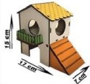 YA014 Çift katlı hamster evi-1