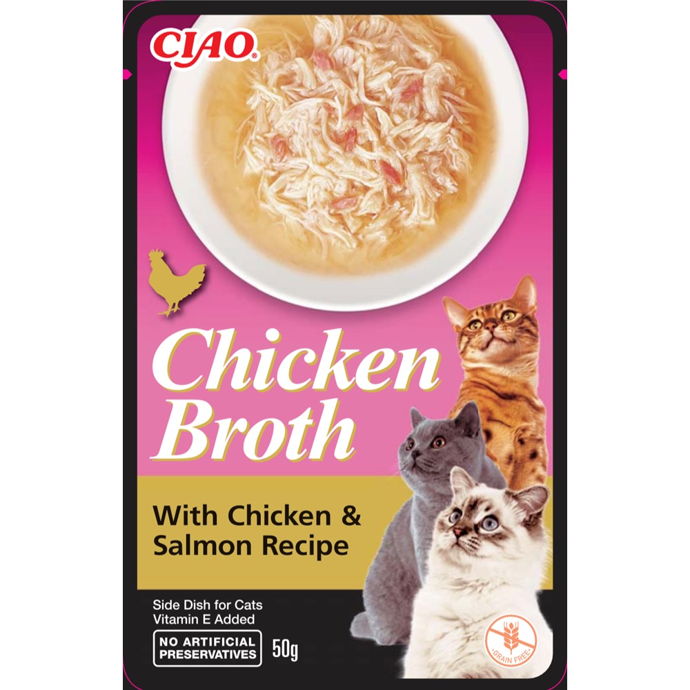 EU-824-Chicken Broth Tavuk Sulu ve Somonlu Kedi Çorbası 50 Gr-1