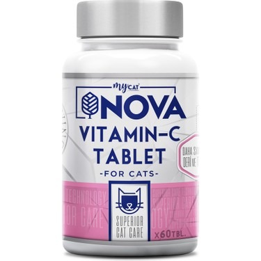 Mycat Nova Kediler İçin C Vitamini Tablet 60 Tablet-1