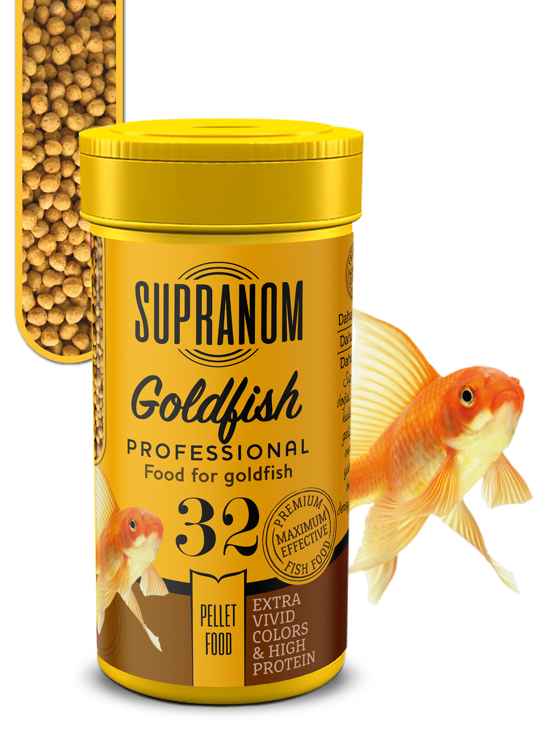 Supranom japon balık yemi goldfish pellet food 100ml (32)-1