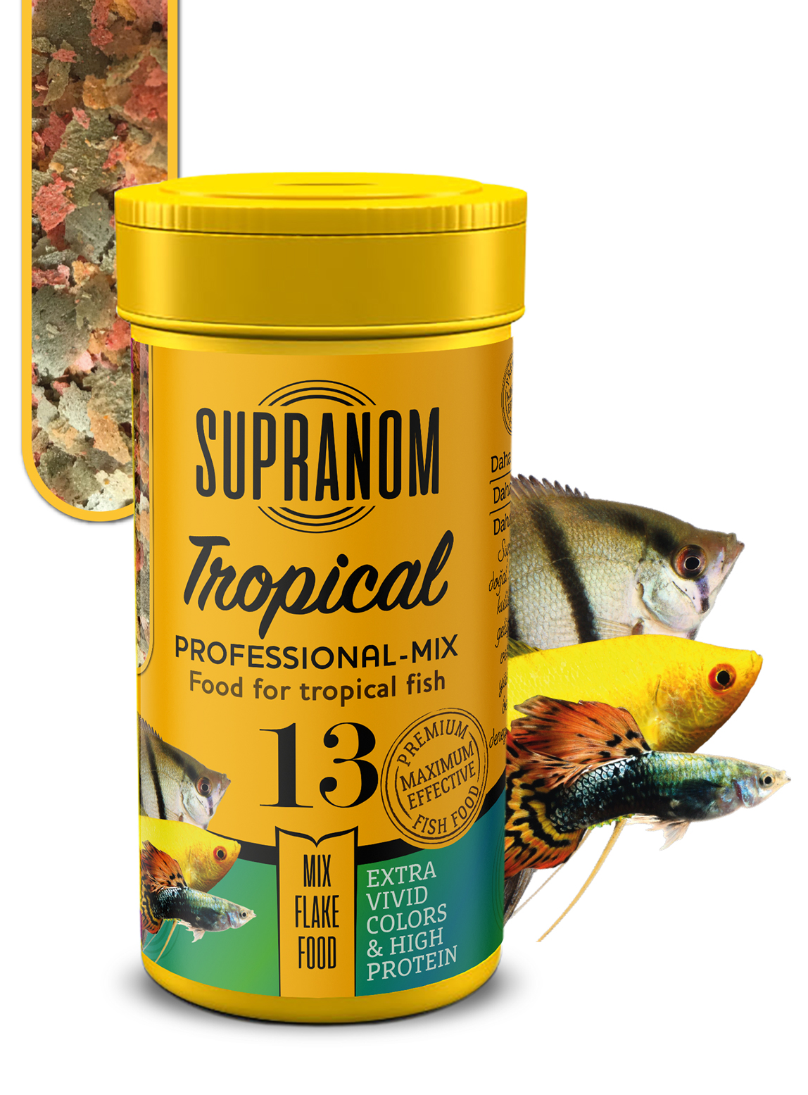 Supranom tropical balık yemi professional- mix flake food 100ml (13)-1