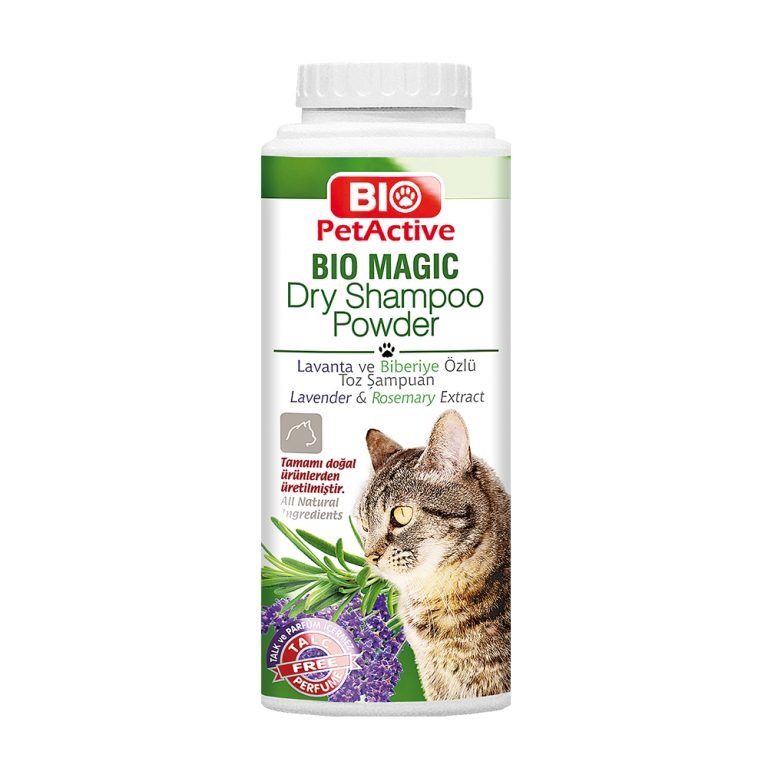 bpa- 318 Kediler için Bio Magic Lavanta Özlü Kuru Yıkama Toz Şampuan 150 ml-1