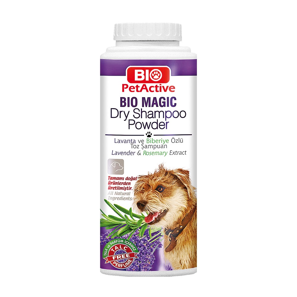 bpa- 301 Köpekler için Bio Magic Lavanta Özlü Kuru Yıkama Toz Şampuan 150 ml-1
