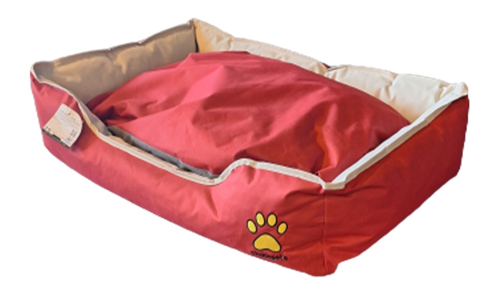 cha-2191 dış mekan köpek yatağı kırmızı-1