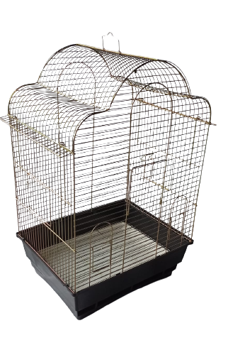 kmr-Papatya model pirinç papağan kafesi 65x42x32cm-1