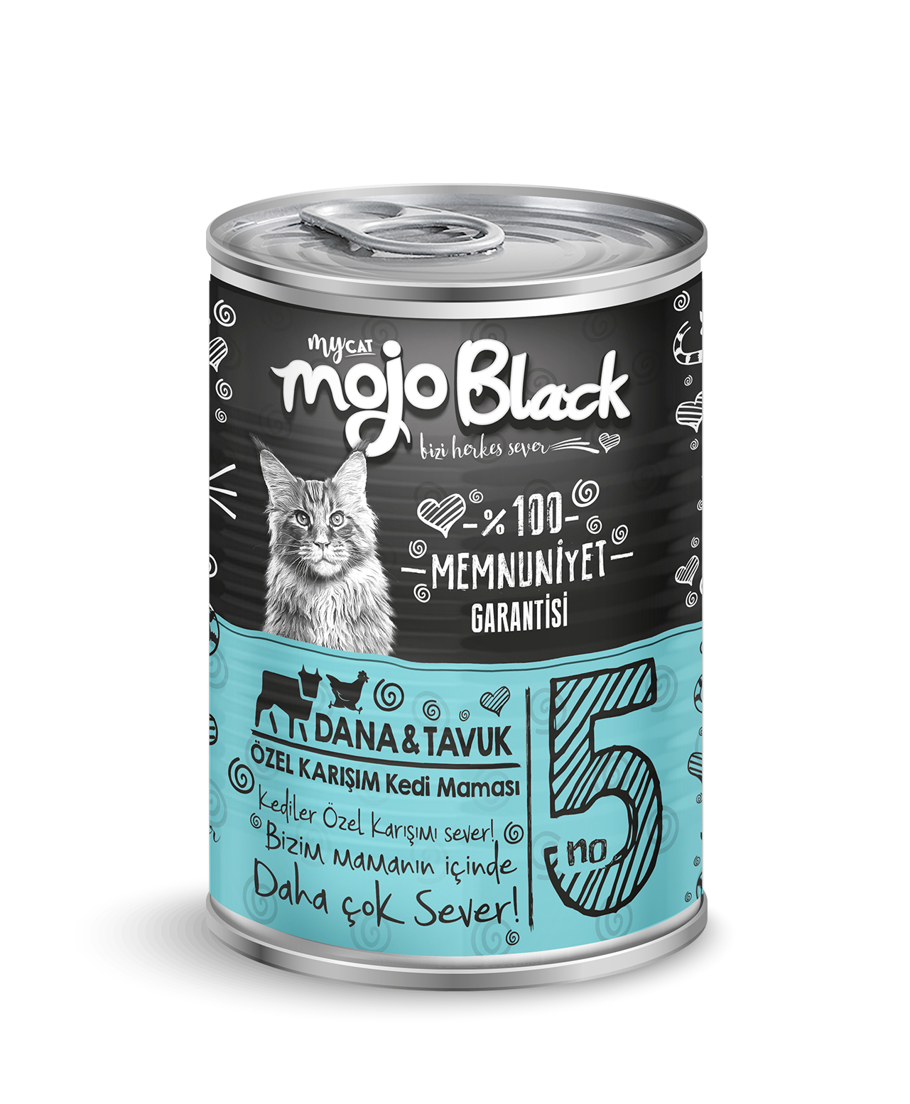 mycat mojo black chunk parça dana & tavuk etli kedi konservesi 400 gr 12'li-1