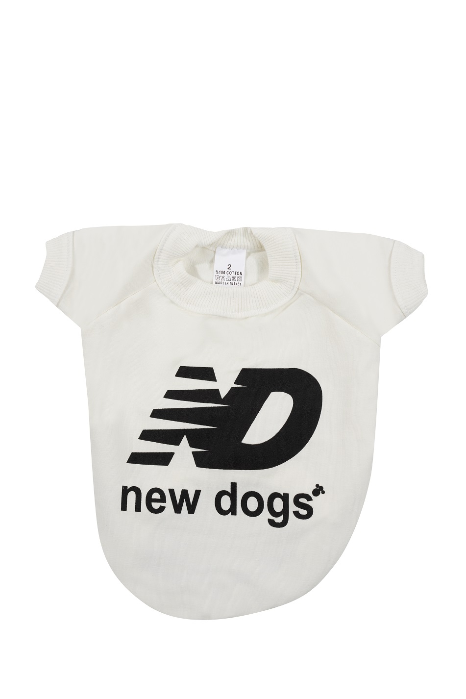glipet new dog tshirt beyaz no:3-1