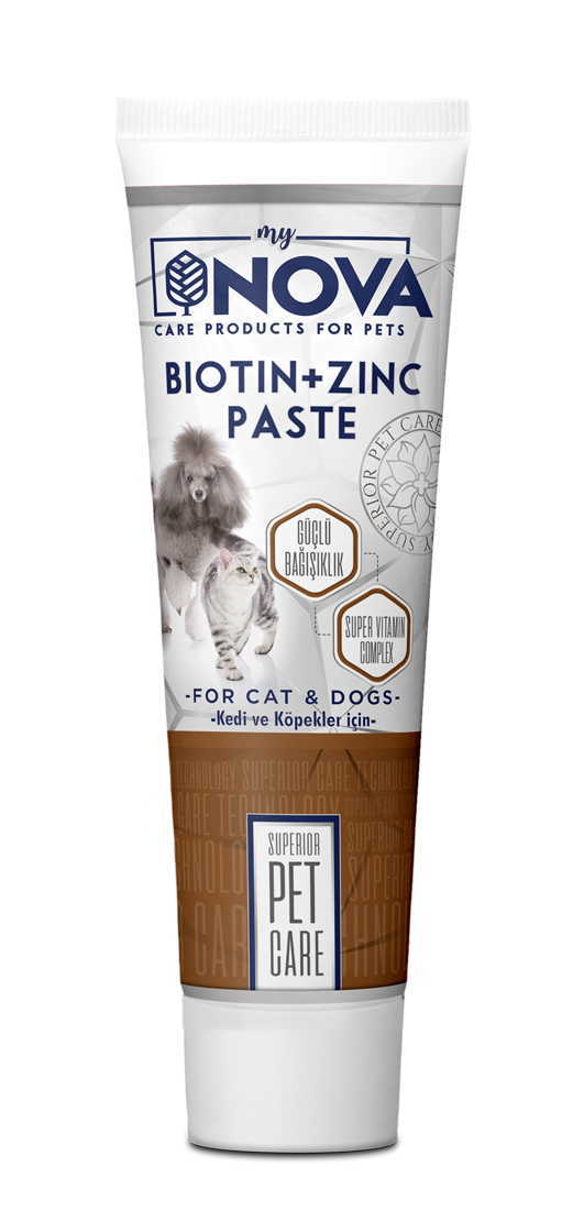 nova kedi ve köpekler için biotin& zinc paste 100gr-1