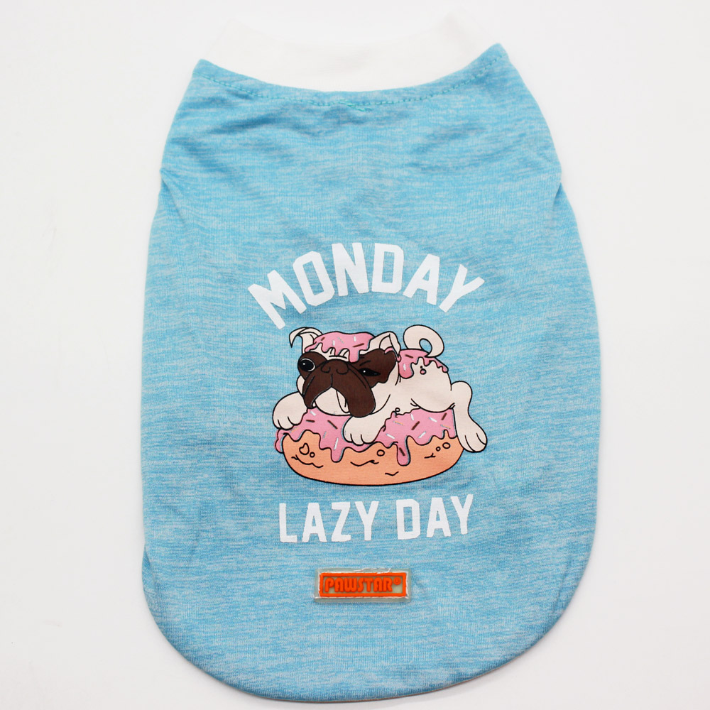 paw- 23826 Ice Blue Lazy T-Shirt S beden-1