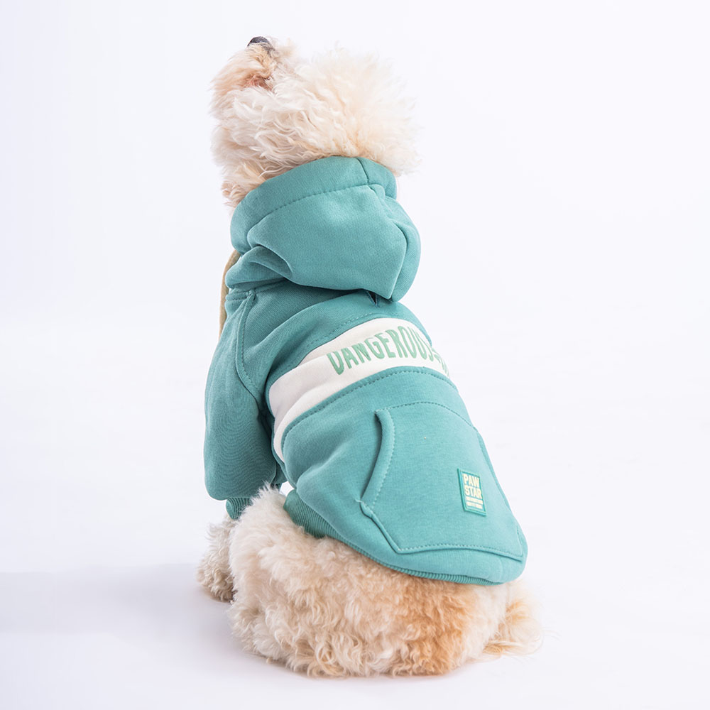 paw-23707 yeşil cute hoodie XL beden-1