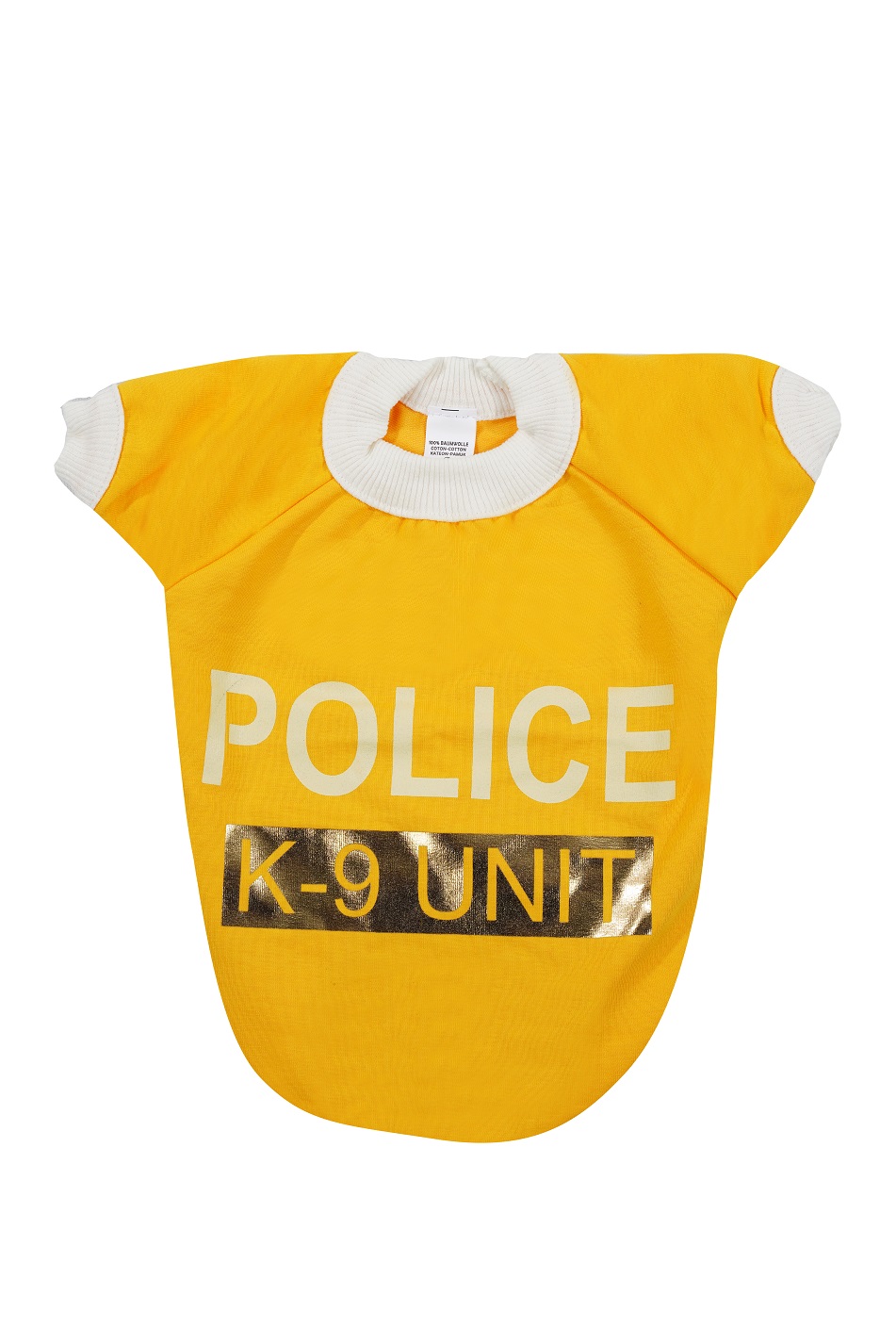 glipet police tshirt sarı no:1-1