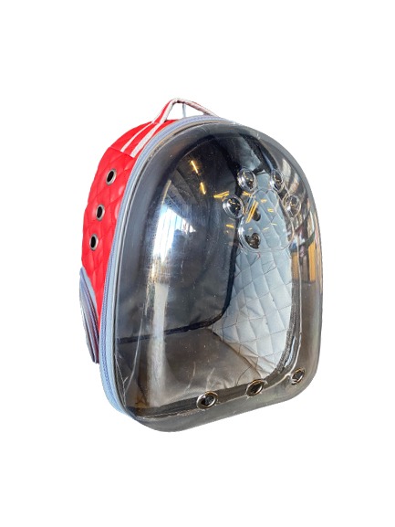 tcs-21 kapitone pati desenli astronot sırt çantası kırmızı-1