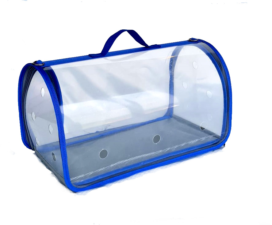 tcs-31 şeffaf flybag taşıma çantası mavi -1