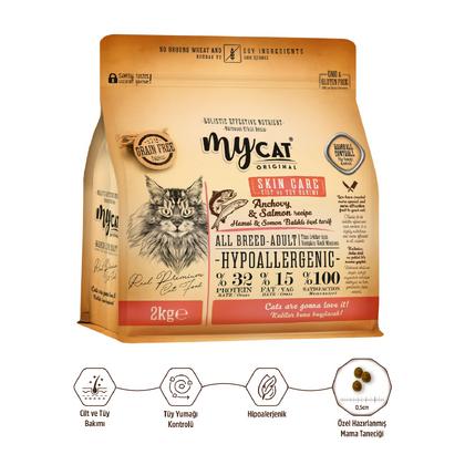 2kg mycat somon ve hamsili kedi maması