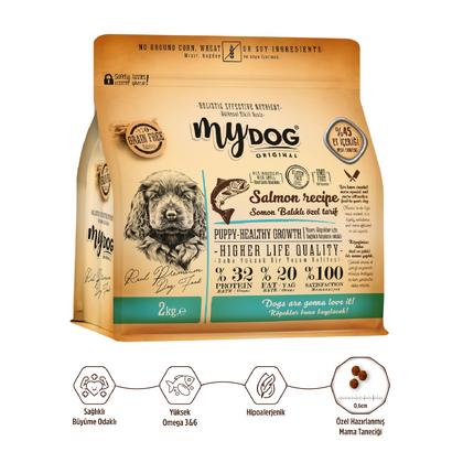 2kg mydog somon balıklı yavru köpek maması