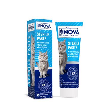 nova premium kısır kediler için malt paste 100gr
