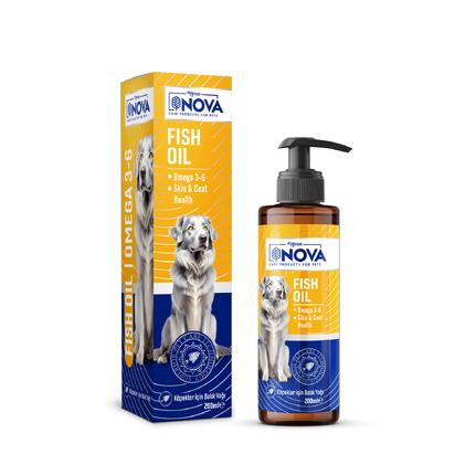 Nova Premium Köpekler İçin Balık Yağı Omega 3-6 200ML