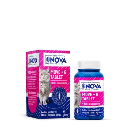 Nova Premium Move +G Glucosamine 75  Tablet  Kedi Vitamini