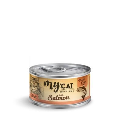 Mycat somon etli pate kedi konservesi 80gr (24'lü)