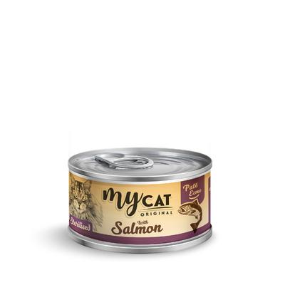 Mycat somon etli pate sterilised kedi konservesi 80gr (24'lü)